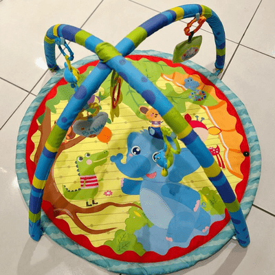 Tapis d'Éveil - BabyGymPlayMat™ - Éléphant - Bulle d'enfant