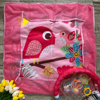 Tapis d'Éveil - BabyGymPlayMat™ - Rose - Bulle d'enfant
