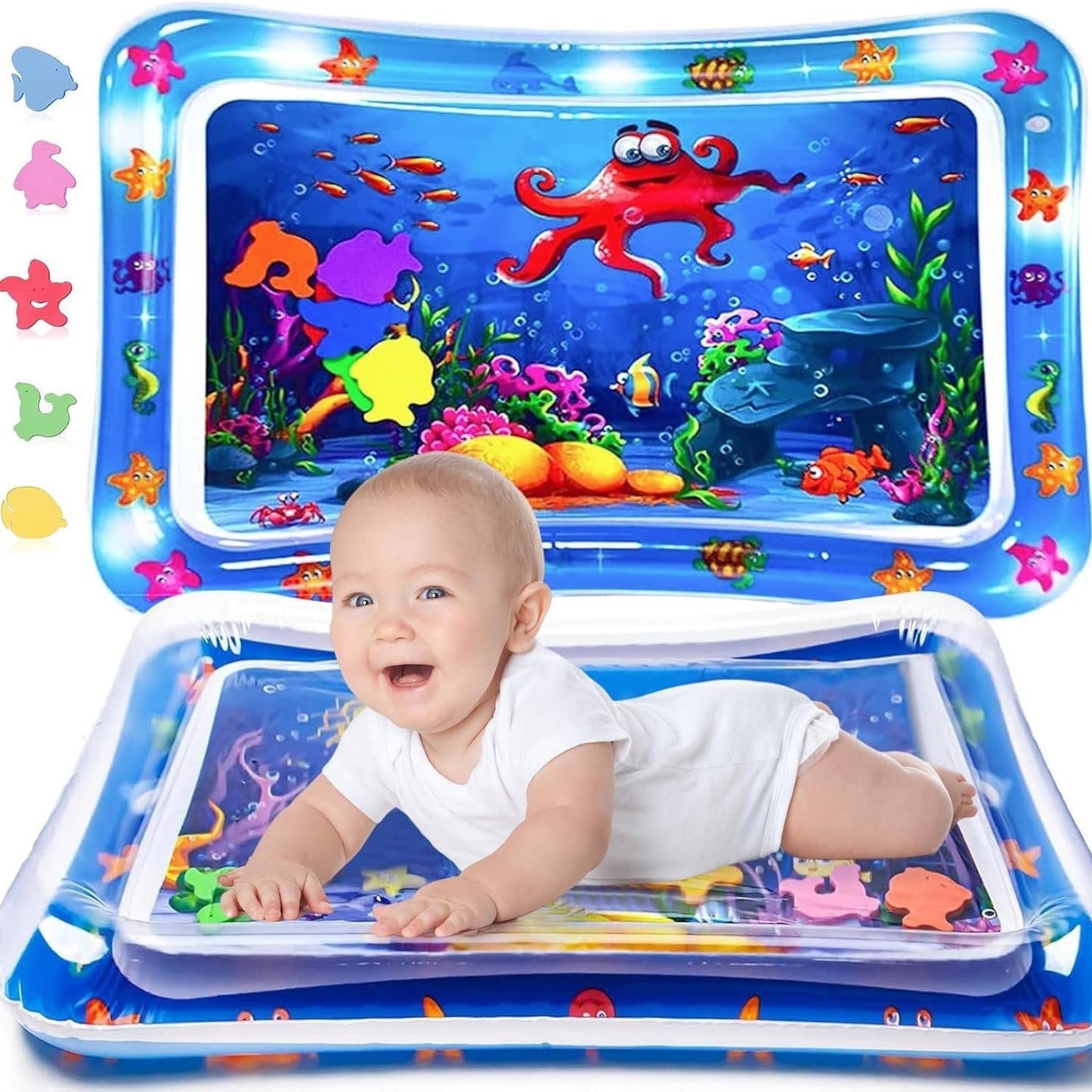Tapis d'Éveil Gonflable - AquaTapis™ - Poulpe - Bulle d'enfant