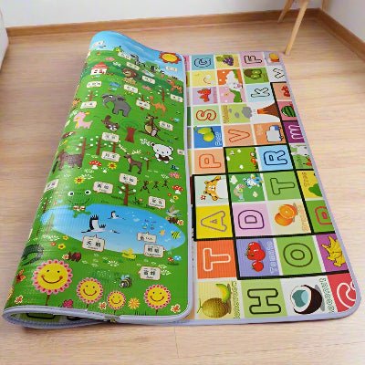 Tapis d'Éveil - HappyCrawl™ - Zoo - Bulle d'enfant