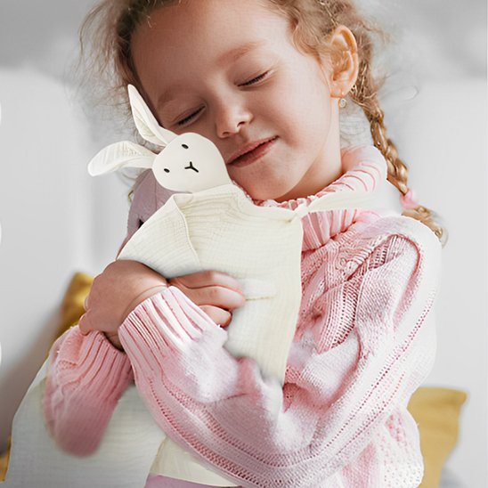 Doudou en lange | DouxCompagnon™ - Bulle d'enfant