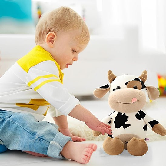 Peluche Vache | Tendresse&Réconfort™ - Bulle d'enfant