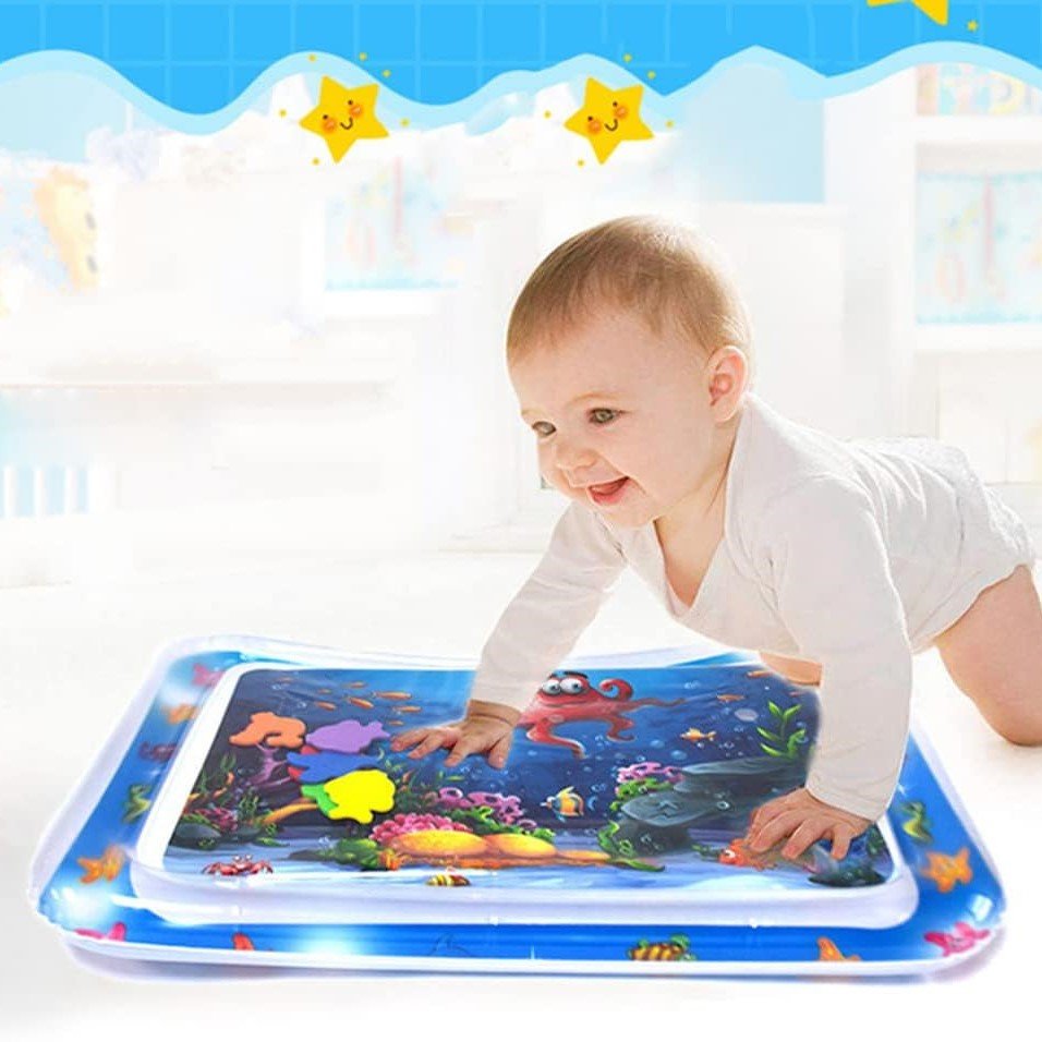 Tapis d'Éveil Gonflable - AquaTapis™ - Poulpe - Bulle d'enfant
