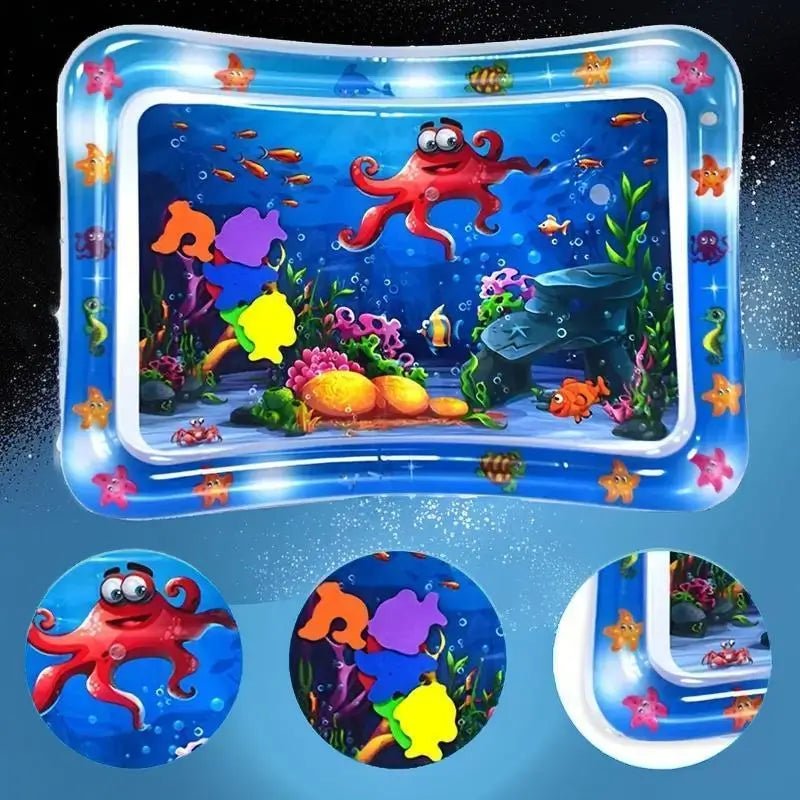 Tapis d'Éveil Gonflable - AquaTapis™ - Poulpe - Bulle d'enfant