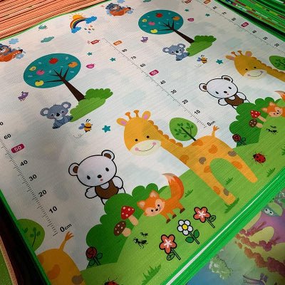 Tapis d'Éveil - HappyCrawl™ - Giraffes - Bulle d'enfant