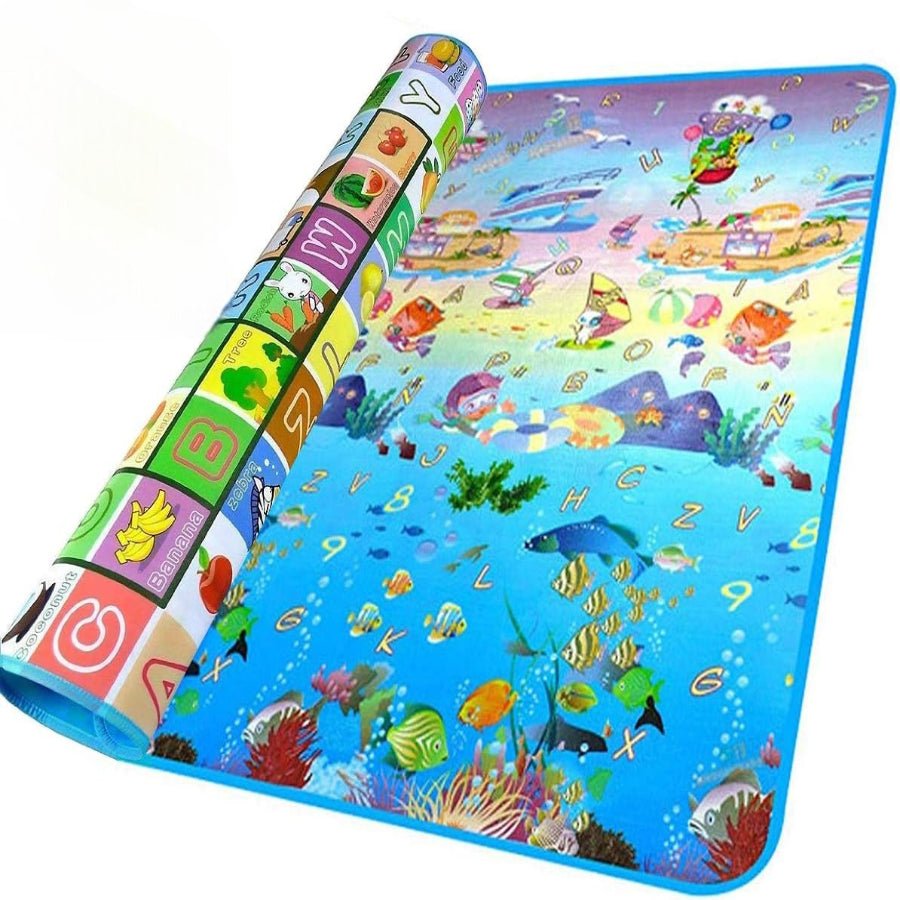 Tapis d'Éveil - HappyCrawl™ - Océan - Bulle d'enfant