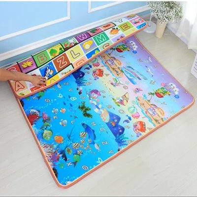 Tapis d'Éveil - HappyCrawl™ - Océan - Bulle d'enfant