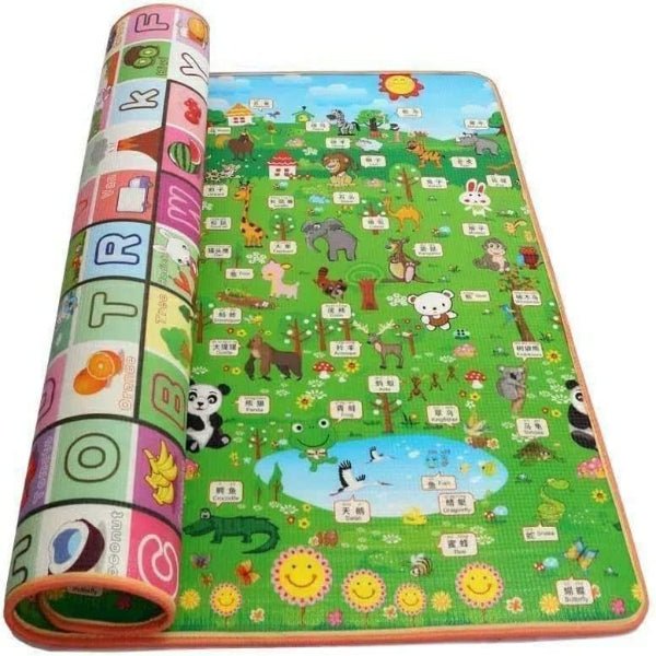 Tapis d'Éveil - HappyCrawl™ - Zoo - Bulle d'enfant